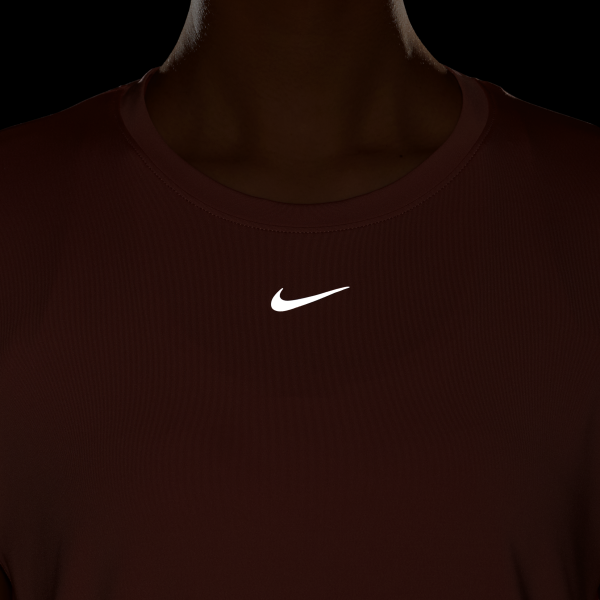 Nike T Shirts Women's Pink Crew Neck Moderate - View 7