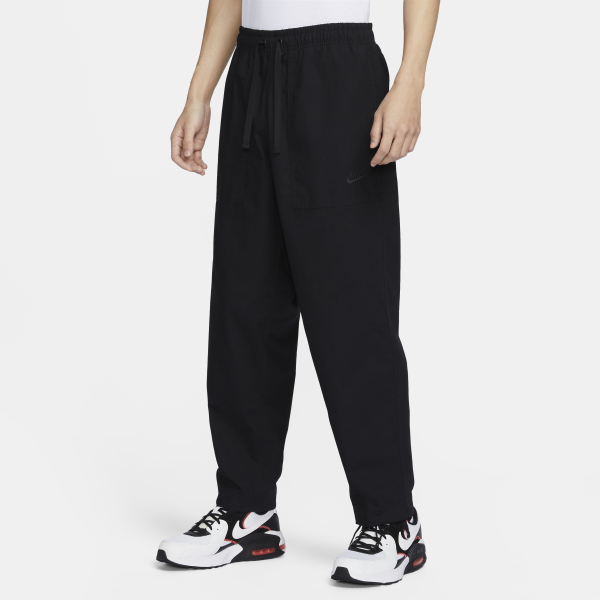 Nike Club Casual Pants Unisex Black Moderate Straight Fit Pants - View 1
