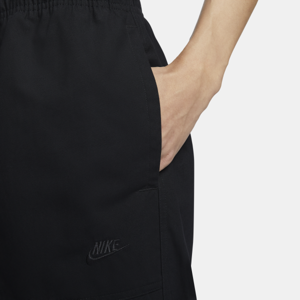 Nike Club Casual Pants Unisex Black Moderate Straight Fit Pants - View 4