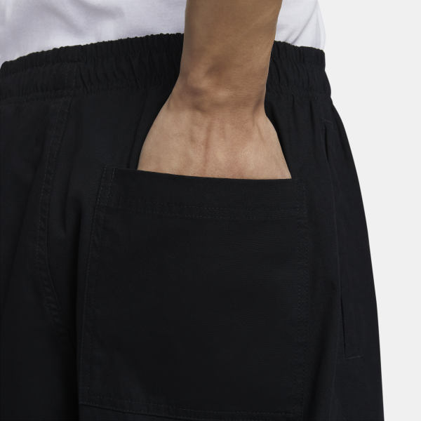 Nike Club Casual Pants Unisex Black Moderate Straight Fit Pants - View 6