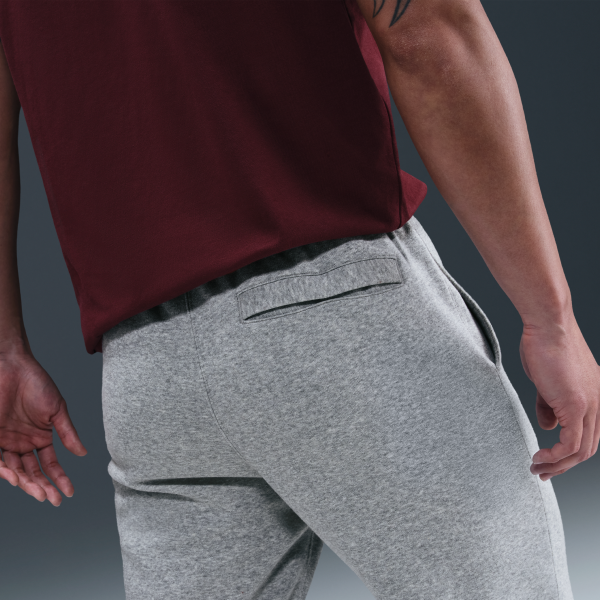 Nike Knitted Sweatpants Men's Gray Moderate Cuffed Pants - View 3