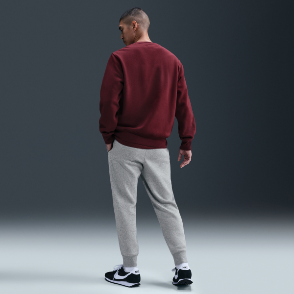 Nike Knitted Sweatpants Men's Gray Moderate Cuffed Pants - View 4