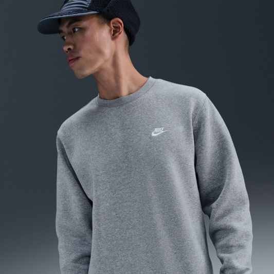Nike Sweatshirts Men's Gray Crew Neck Moderate - View 1