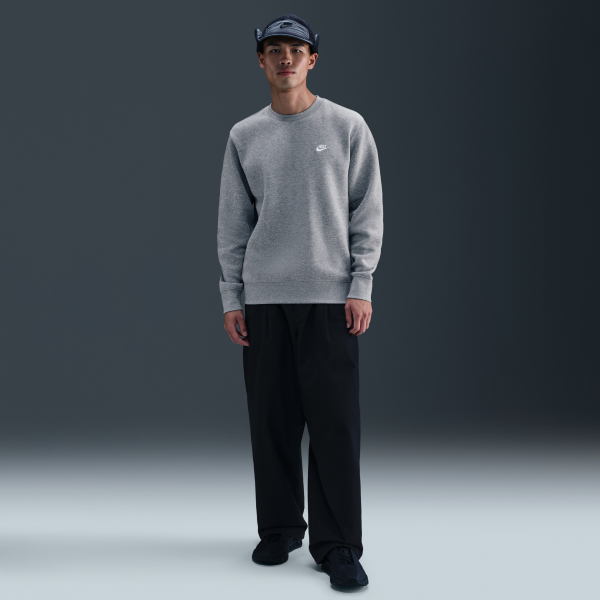 Nike Sweatshirts Men's Gray Crew Neck Moderate - View 4
