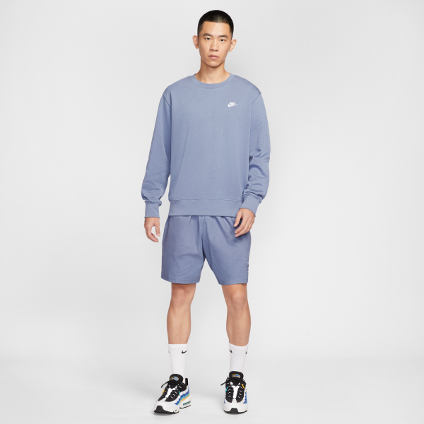 Nike Club Sweatshirt Men's Blue - View 5