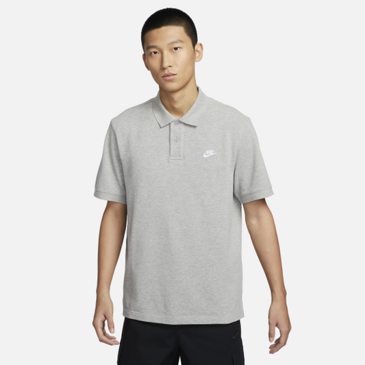 Nike Club Polo Shirt Men's Gray - View 1