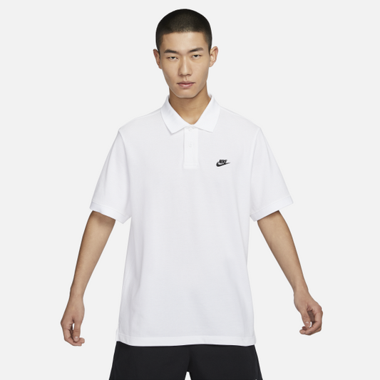 Nike Club Polo Shirt Men's White - View 1