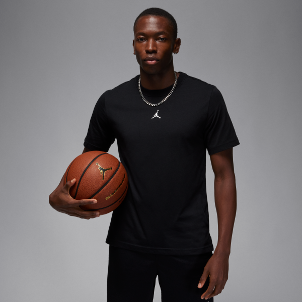 Jordan Dri FIT T Shirt Men's Black - View 1