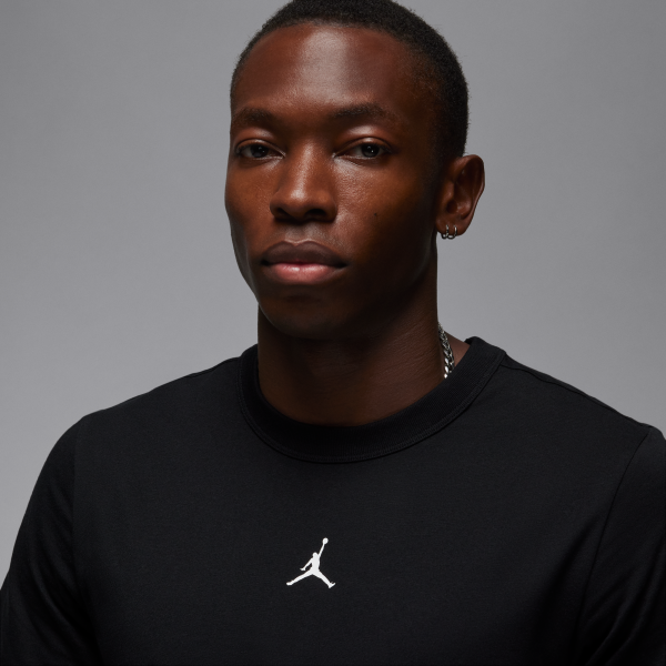 Jordan Dri FIT T Shirt Men's Black - View 2