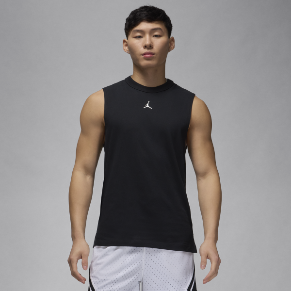 Jordan Sports Men's Dri-FIT Sleeveless Top Black - View 1