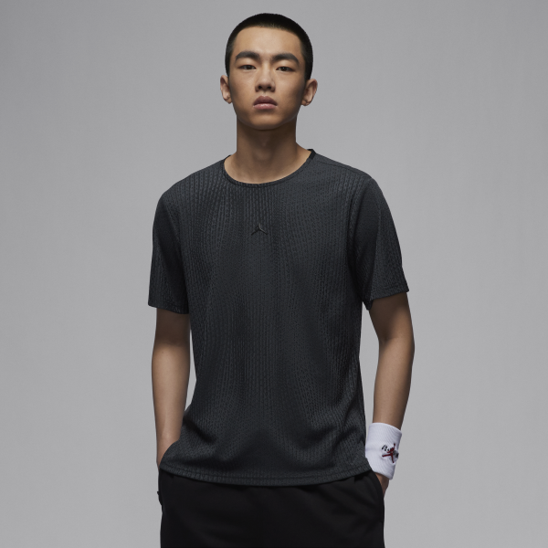 Jordan Dri FIT T Shirt Men's Dark Gray - View 1
