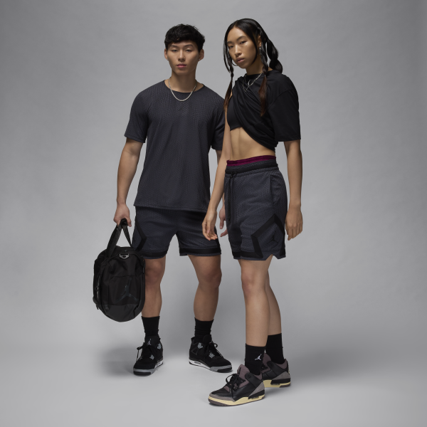 Jordan Sports Shorts Men's Gray - View 7