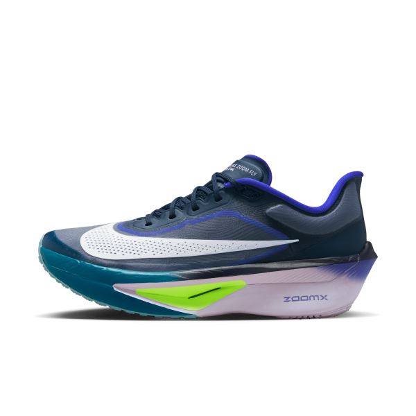 Nike Zoom Fly 6 ZoomX Foam Casual Marathon Running Shoes Men's Blue White - View 1