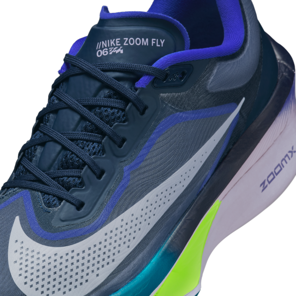 Nike Zoom Fly 6 ZoomX Foam Casual Marathon Running Shoes Men's Blue White - View 7