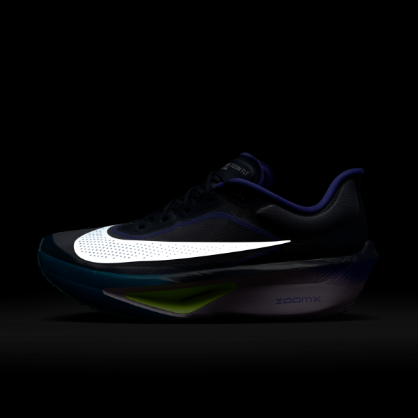 Nike Zoom Fly 6 ZoomX Foam Casual Marathon Running Shoes Men's Blue White - View 9