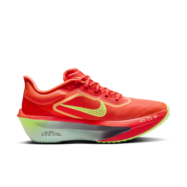 Nike Zoom Fly 6 Bright Crimson Lime Blast Women's - View 3