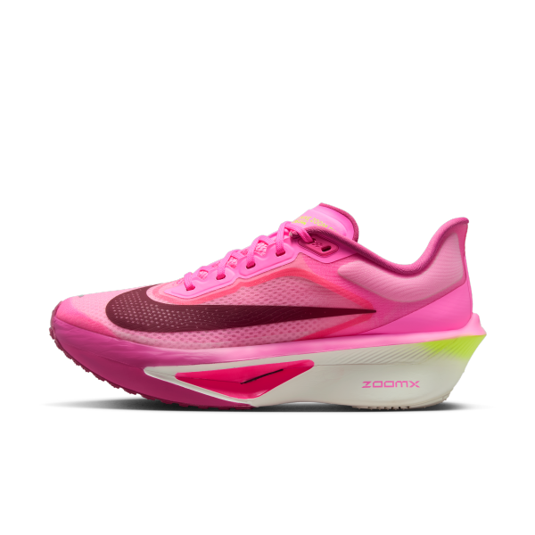 Nike Zoom Fly 6 Low top ZoomX Foam Combined With Carbon Fiber Plate Marathon Racing Running Shoes Women's Pink — Rescued #1
