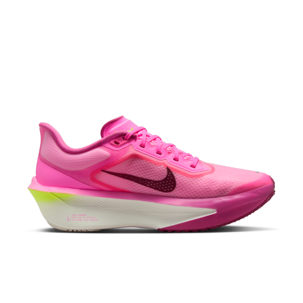 Nike Zoom Fly 6 Low top ZoomX Foam Combined With Carbon Fiber Plate Marathon Racing Running Shoes Women's Pink — Rescued #1