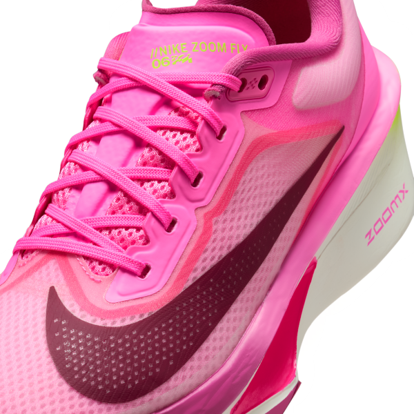 Nike Zoom Fly 6 Low top ZoomX Foam Combined With Carbon Fiber Plate Marathon Racing Running Shoes Women's Pink — Rescued #1
