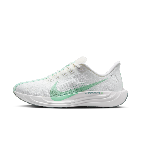 Nike Pegasus Plus Low top ZoomX Foam Running Shoes Women's White Cyan - View 1