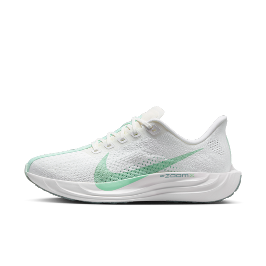 Nike Pegasus Plus Low top ZoomX Foam Running Shoes Women's White Cyan - View 1