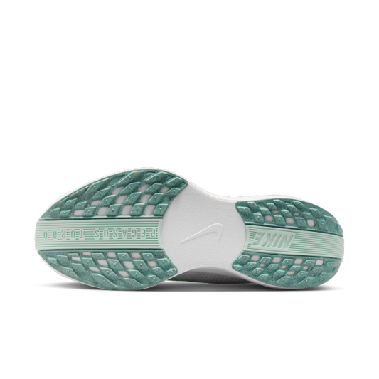 Nike Pegasus Plus Low top ZoomX Foam Running Shoes Women's White Cyan - View 2