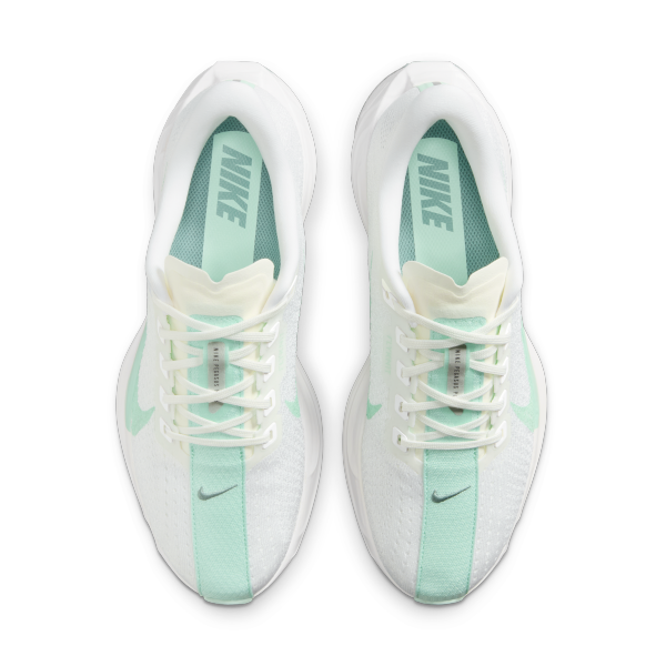 Nike Pegasus Plus Low top ZoomX Foam Running Shoes Women's White Cyan - View 4