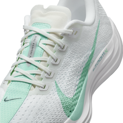 Nike Pegasus Plus Low top ZoomX Foam Running Shoes Women's White Cyan - View 7