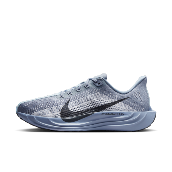 Nike Pegasus Plus Abrasion Resistant Low top Running Shoes Men's Gray White - View 1