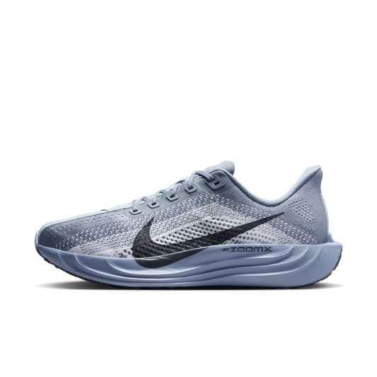 Nike Pegasus Plus Abrasion Resistant Low top Running Shoes Men's Gray White - View 1