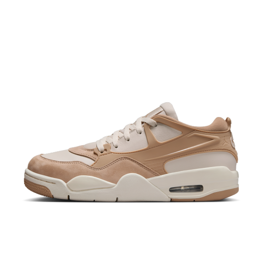 Jordan Air Jordan 4 Slip Resistant Abrasion Resistant Low top Vintage Basketball Shoes Women's Brown - View 1