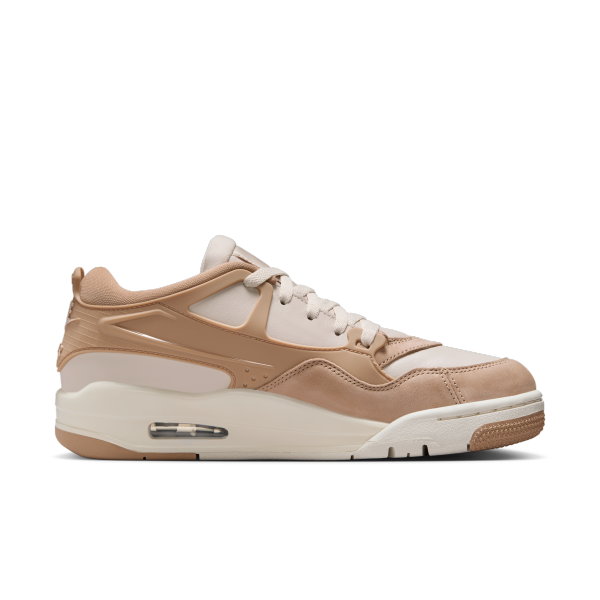 Jordan Air Jordan 4 Slip Resistant Abrasion Resistant Low top Vintage Basketball Shoes Women's Brown - View 3
