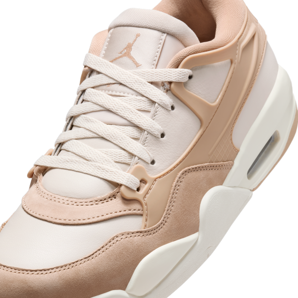 Jordan Air Jordan 4 Slip Resistant Abrasion Resistant Low top Vintage Basketball Shoes Women's Brown - View 7