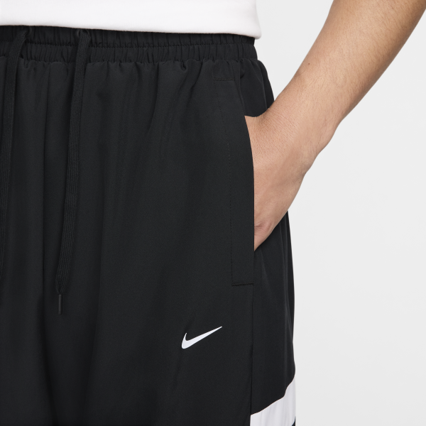 Nike Icon Casual Pants Men's Black/Black/White/White - View 3
