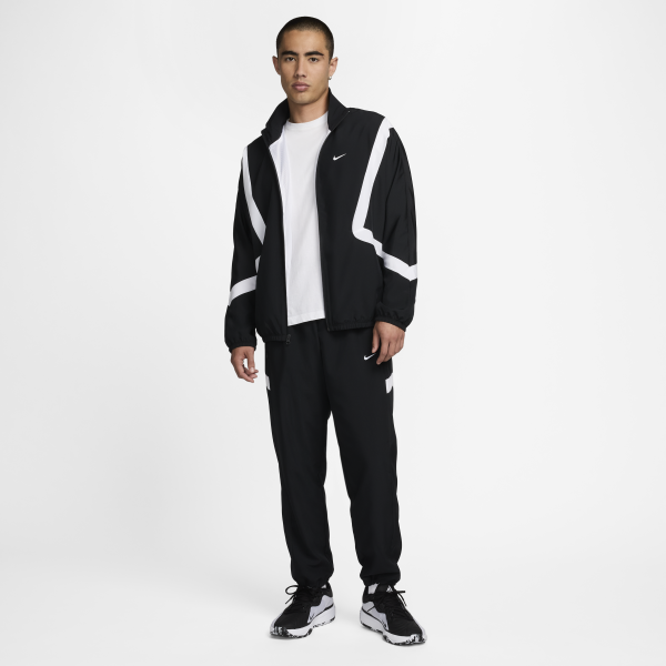 Nike Icon Casual Pants Men's Black/Black/White/White - View 6