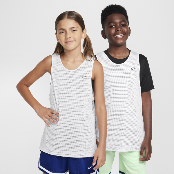 Nike Tank Top White/Black/Black Kids' - View 1