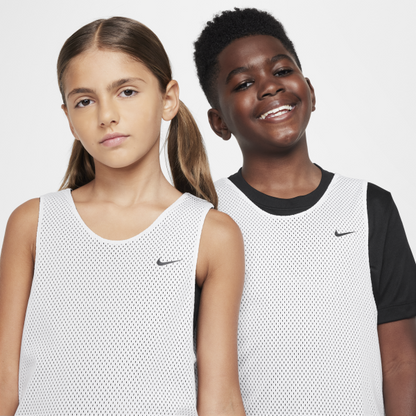 Nike Tank Top White/Black/Black Kids' - View 3