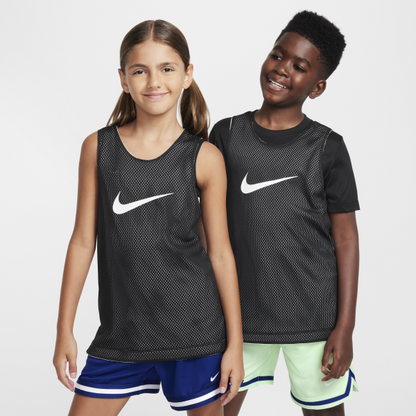 Nike Tank Top White/Black/Black Kids' - View 5