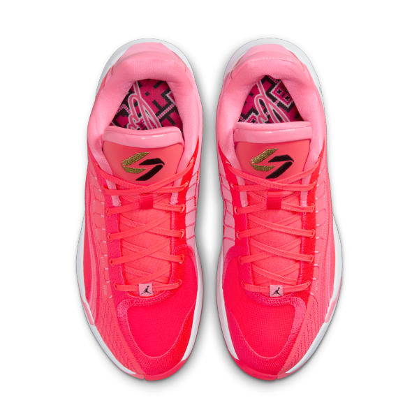 Jordan Luka 4 Low top Basketball Shoes Men's Pink - View 4
