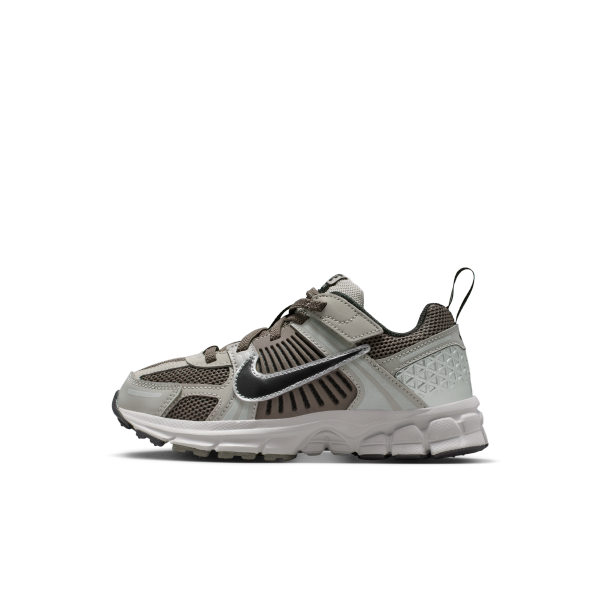 Nike Vomero 5 Leather Low top Kids' Running Shoes Gray Black Kids' - View 1