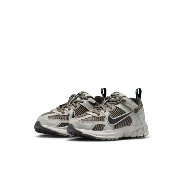 Nike Vomero 5 Leather Low top Kids' Running Shoes Gray Black Kids' - View 5