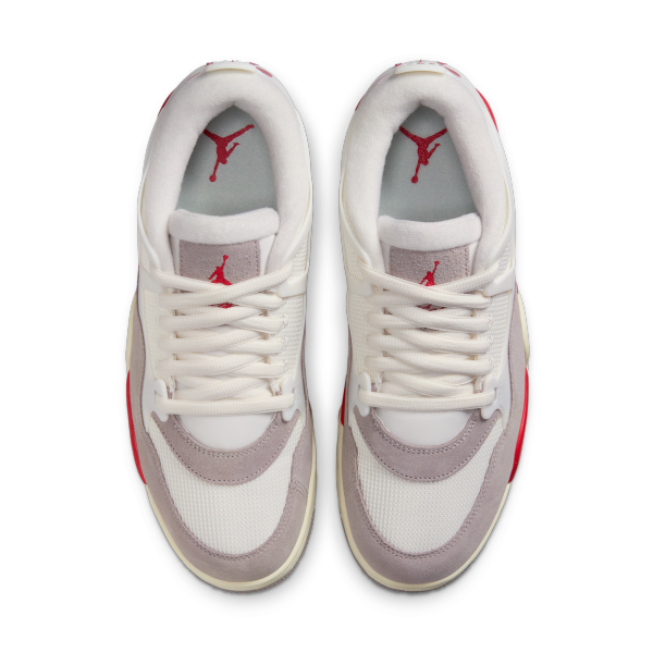 JORDAN 4 Rm White Varsity Red - View 4