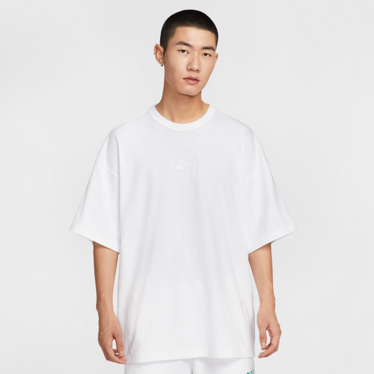 Nike Sportswear T Shirts Men's White Crew Neck Moderate - View 1