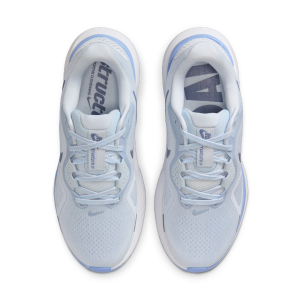 Nike Structure 26 Running Shoes Women's Blue Gray - View 4