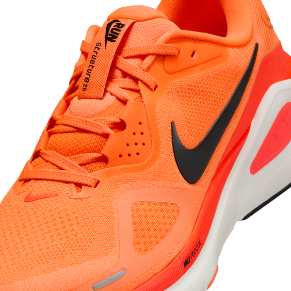 Nike Structure 26 Total Orange Black - View 7