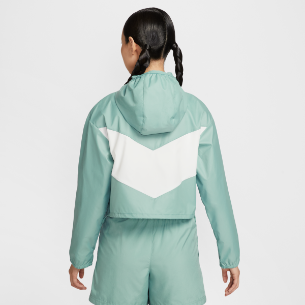 Nike Sportswear Jackets Women's Gunmetal Gray/Sail White/Sail White Hooded Moderate Other - View 2