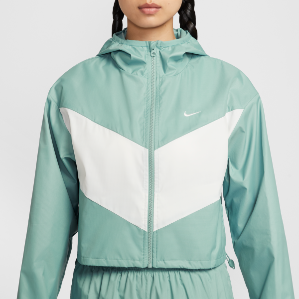 Nike Sportswear Jackets Women's Gunmetal Gray/Sail White/Sail White Hooded Moderate Other - View 4