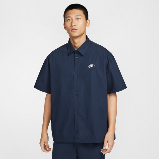 Nike Club Shirt Men's Obsidian Color - View 1