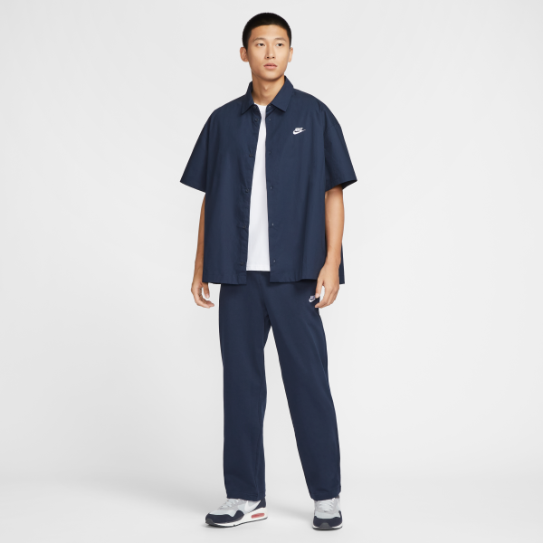 Nike Club Shirt Men's Obsidian Color - View 6