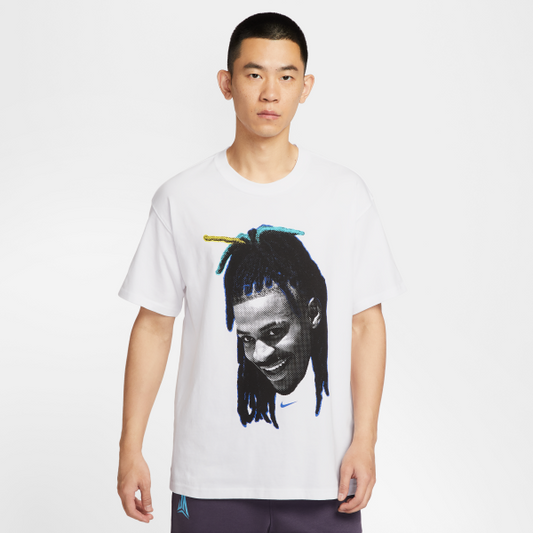 Nike Swoosh T Shirts Men's White Crew Neck Moderate - View 1